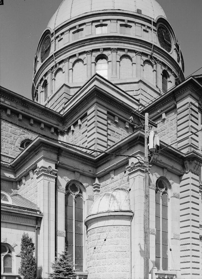 Basilica of St. Josaphat, Milwaukee Wisconsin Detail of masonry; southeast corner of building