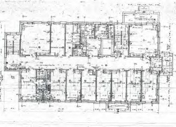 Saint Anthony Hospital, Milwaukee Wisconsin Original hospital third & fourth floor plans