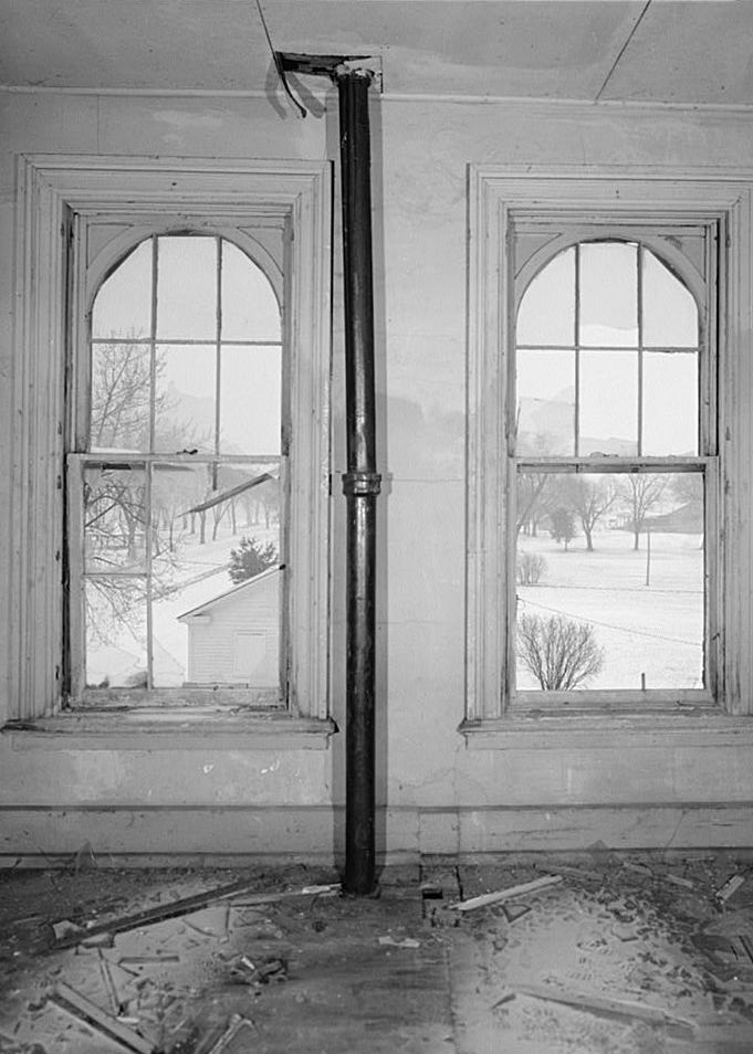 Dousman Hotel and Railroad Station, Prairie du Chien Wisconsin WINDOWS IN ROOM 309, LOOKING NORTH