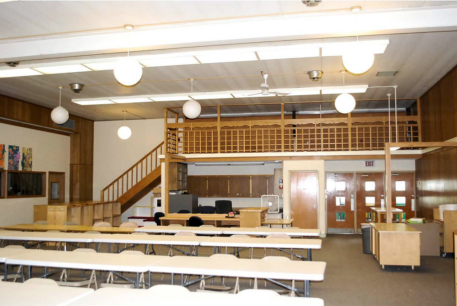 Barton Elementary School, West Bend Wisconsin First floor room in 1960 block (2015)