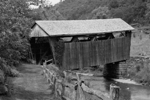Indian Creek Covered Bridge, Salt Sulphur Springs West Virginia